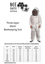 Load image into Gallery viewer, 3 Layer Mesh Beekeeping Suit