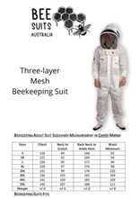 Load image into Gallery viewer, 3 Layer Mesh Beekeeping Suit
